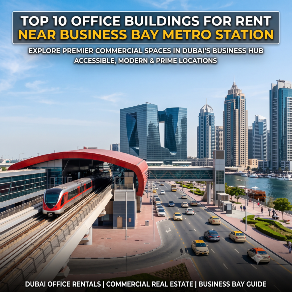 Top 10 Office Buildings for Rent Near Business Bay Metro Station